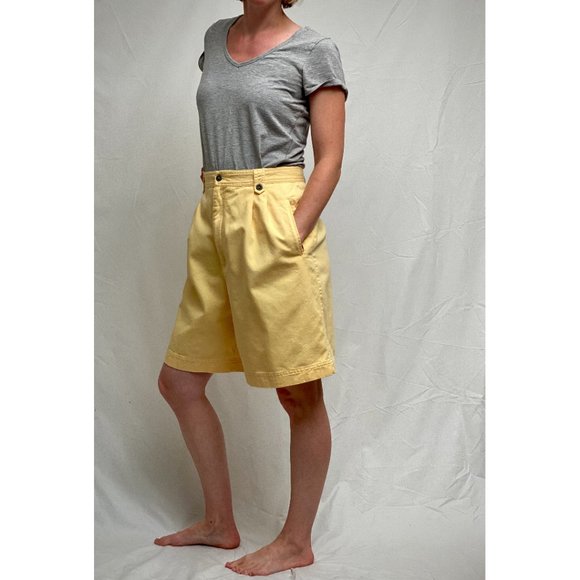 Vintage High Waist Bermuda Mom Shorts 30" Waist - Picture 3 of 10